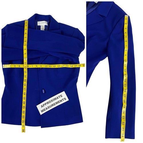 Liz Claiborne Blazer Womens Sz 10 Jacket Blue Office Corpcore Career Boardroom - Picture 2 of 15