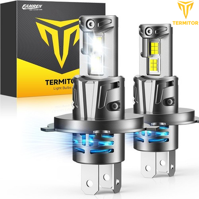 #ad #ad TERMITOR H4 9003 LED Headlight Bulb 80000LM Super Cold White High Low Beam 6500K $49.99