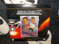 Star Trek IV The Voyage Home Widescreen Laserdisc LD Leonard Nimoy Free Ship 50