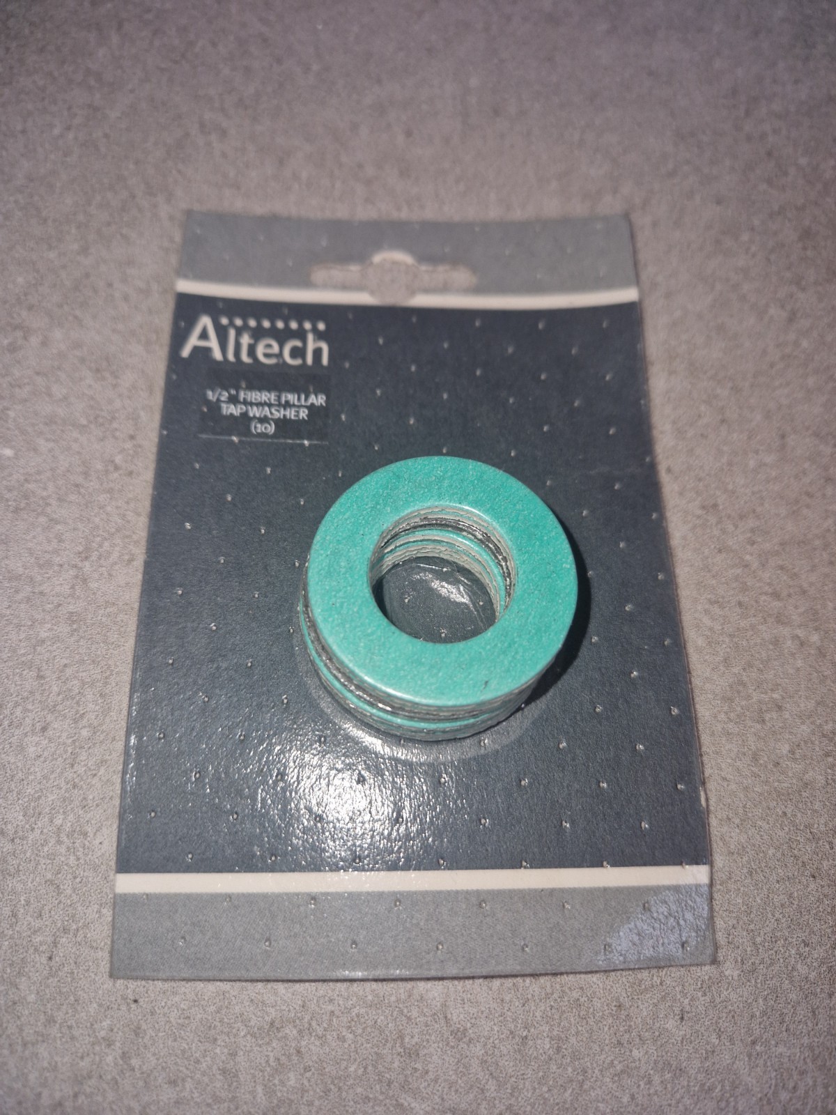 1/2"" Fibre Washers 10pk Pillar Tap Washers BSP. 38mm Ext 22mm Int