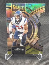 2023 Select WILL ANDERSON JR #125 RC Rookie Premier Green &Yellow Die-Cut Prizm