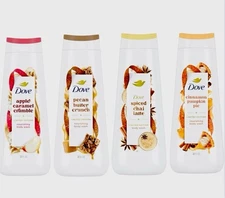 Dove Limited Edition Caramel,spiced Latte,pecan &  Cinnamon  Body Wash ￼