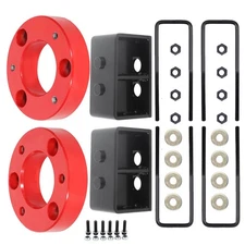 2" Front & 3" Rear Leveling Lift Kit for 2004-2020 Ford F-150 2WD 4WD Red &Black