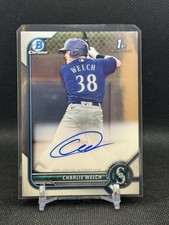 2022 Bowman Chrome First Charlie Welch Auto # CPA-CW Mariners