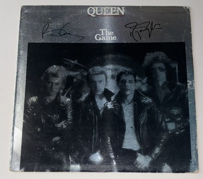 SIGNIERTES BRIAN MAY ROGER TAYLOR DAS SPIEL DEBÜTALBUM VINYL SELTEN AUTHENTISCH