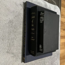 Decor Bundle 3 Vtg. Hard Cover Books Black Gold Silver Staging Mantel Library