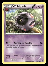 Pokemon TCG Whirlipede Psychic Uncommon XY Base Set 52/146 MP