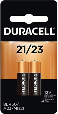 2pk Duracell MN21 Alkaline 12V Battery A23 MN21 23AF 23AE V23GA GP23A L1028