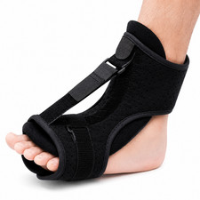 Plantar Fasciitis Night Splint Adjustable Foot Drop Ankle Brace Support Toe Pain