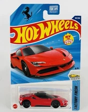 2025 Hot Wheels Factory Fresh - Ferrari SF90 Stradale Diecast 1/64 Red