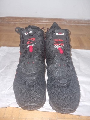 Lebron 17 Nike Gr. US 13 / EU 47,5 / UK 12 rot und schwarz