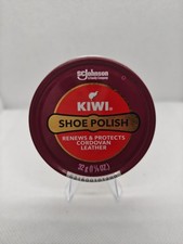Kiwi Shoe Polish - Renews and Protects Cordovan Leather - 1 1/8oz 32g
