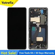 For Samsung Galaxy S21 Ultra LCD Display Touch Digitizer Full Assembly W/Frame