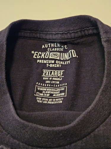 Y2K Ecko Unltd Shirt Mens 2XL Short Sleeve Cross Joint 420 Smoke Tee VTG XXL - Picture 3 of 7