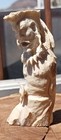 Incredible Vintage Native American Antler Warrior Sculpture Carving — photo 1