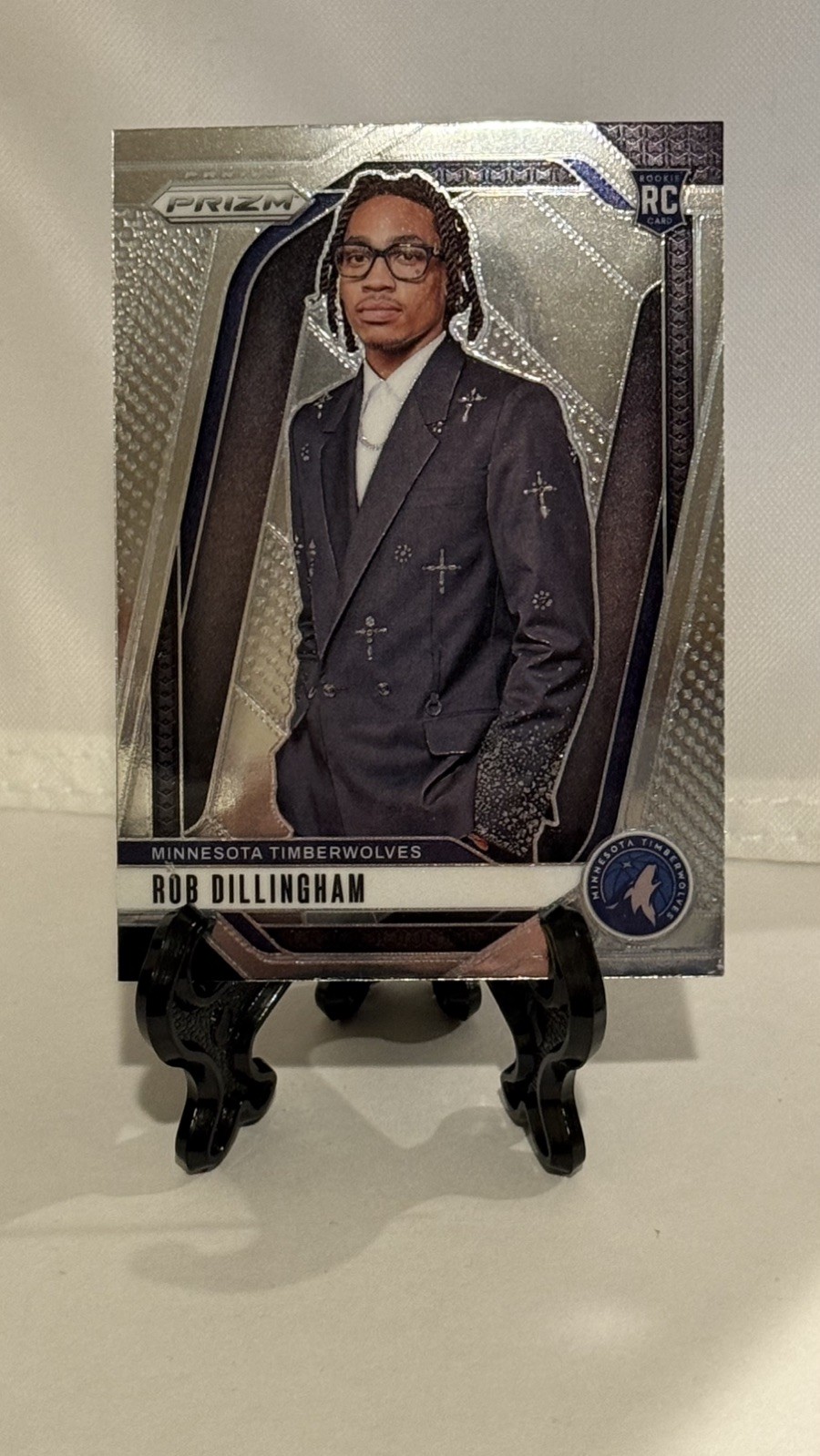 2024-25 Panini Prizm ROB DILLINGHAM RC Rookie Image VARIATION RC VAR 250 Wolves