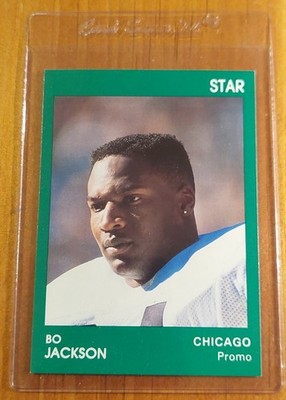 1992 STAR COMPANY BO JACKSON  PROMO FOOTBALL CARD -   MINTY  GRADABLE RAIDERS