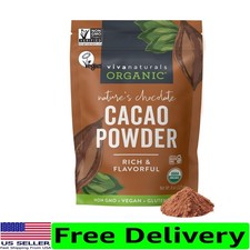 Guilt-Free Unsweetened Cacao Powder, 8 oz   Ideal for Healthy Baking  Hot Choco