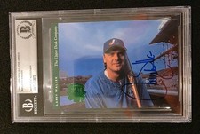 Larry Walker Signed 1994 Upper Deck All-Star Jumbos #28 Autograph Beckett BAS