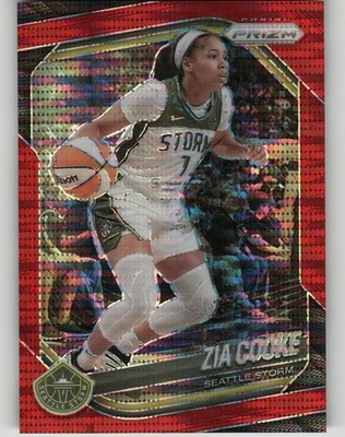 2025 Panini Prizm WNBA Zia Cooke Red Pulsar Prizm /299