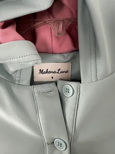 Makena Lane Girls Jacket With Hood Size 8 - Picture 3 of 8