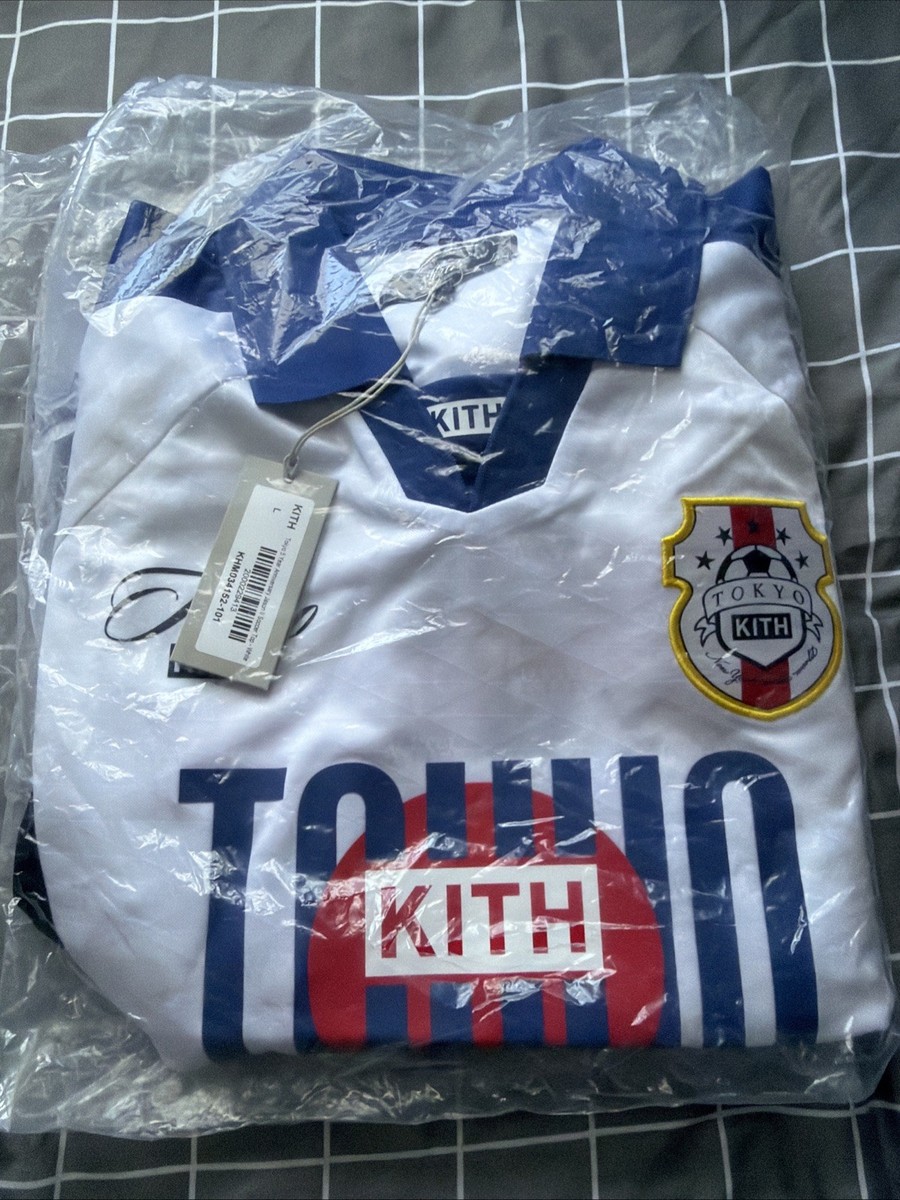 Kith Tokyo 5 Year Anniversary Jason II Soccer Jersey White Size L