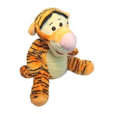 Vintage 90s Disney Store Tiger Tigger Vinnie the Pooh 10" Stuffed Plush Toy -EC