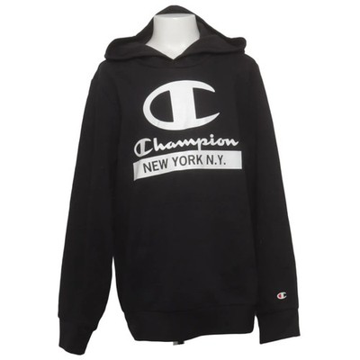 Champion, Kapuzenpullover, Größe: 150/155, Schwarz, Baumwolle/Polyester #9kB