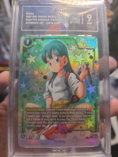 BULMA Dragon Ball Super Fusion World Wish For Shenron #FB07-114 Alternate Art...