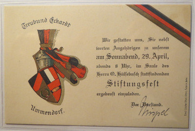 Ummendorf - Treubund Eckardt - approx. 1920s / Card - Studentika