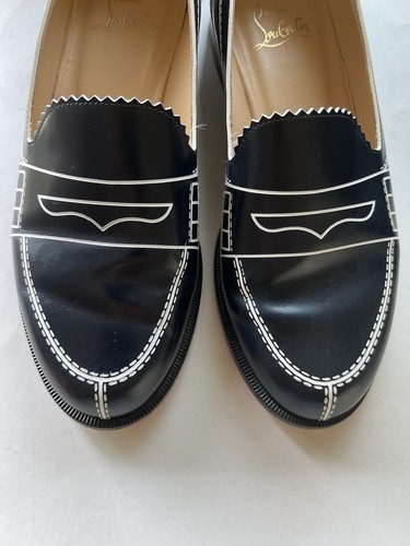 Christian Louboutin New Mocalaureat Trompe L'oeil Leather Loafers 36 - 6 - Picture 6 of 14