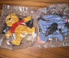 2001 2002 Winnie the Pooh Happy Meal Toys 5 Pooh And Eeyore Sealed