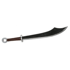 Underwraps Costumes Silver Curved Sword with Wrapped Handle