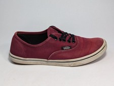 Vans Off The Wall Shoes Women's Size 6 Red Sneakers
