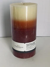 Target Threshold 6” Pillar Candle 3 Scents Vanilla Mandarin Apple Cinnamon NEW