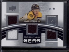 2023-24 Premier David Pastrnak Premier Gear Jersey Patch SP ERROR READ /49