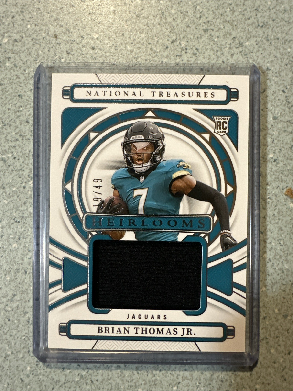2024 Panini National Treasures Brian Thomas jr True Heirlooms Patch Rookie /49