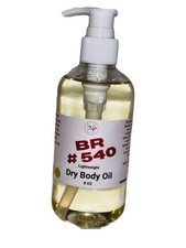 Baccarat Rouge Inspired:        BR 540 Dry Body Oil. 8 Oz