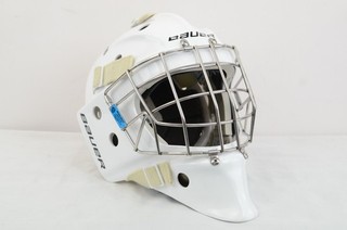 Bauer Profile 950 Cert. Straight Bar Goalie Mask Senior Small White (0529 725)