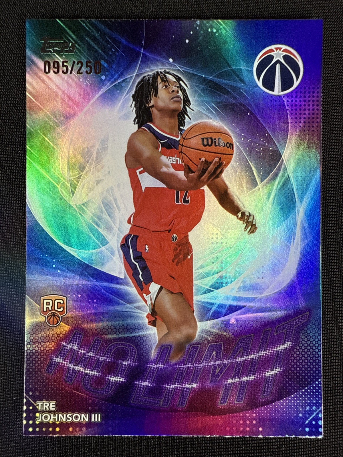 Tre Johnson III Rookie Card RC 2025 Topps No Limit Purple /250 #NL-6