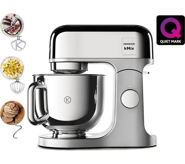 Kenwood KMX760ACH kMix Stand Mixer Kitchen Machine 5L 1000w Stainless Steel