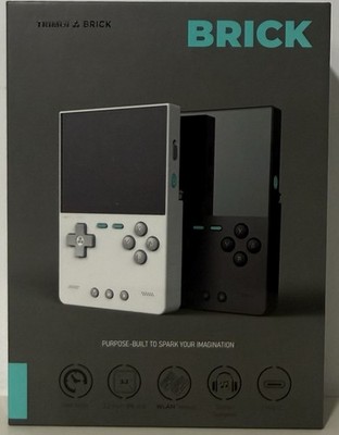 Purple  TrimUI Brick Open Source Handheld Game Console - 64GB memory