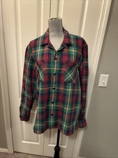 polo by ralph lauren Mens Button Up Flannel Top Size XL