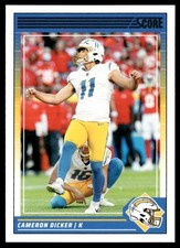 CAMERON DICKER 2024 PANINI SCORE FOOTBALL LOS ANGELES CHARGERS #167