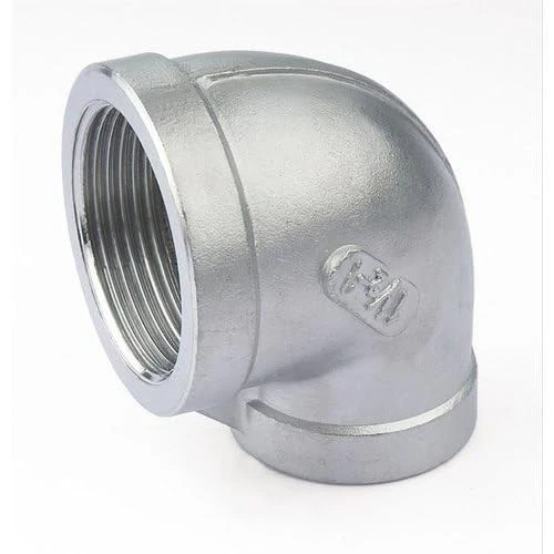 1 Pcs, 21/2" 150 Female NPT 90° Elbow Cast 304 Stainless Steel Pipe Fitting - Image 3 of 4