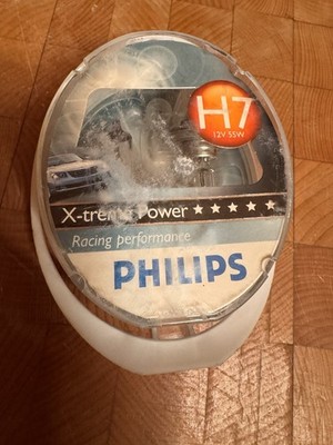Philips H7 X-treme Power +80% 12V 55W Scheinwerferlampe Duo-Pack 12972XPS2 NEU