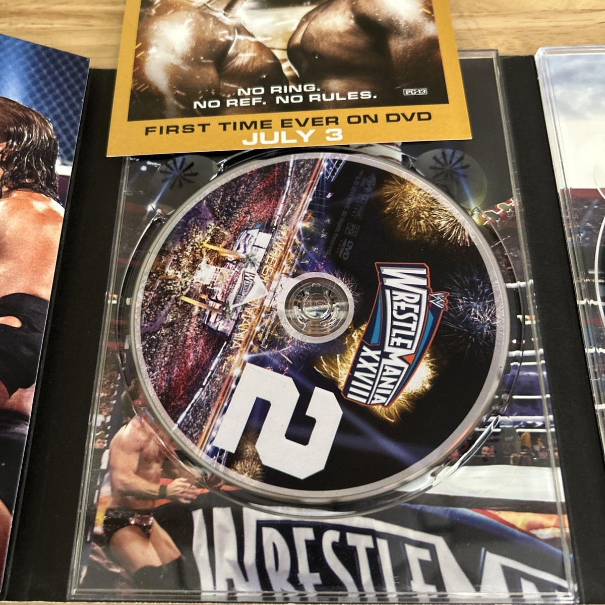 WWE WRESTLEMANIA XXVIII 28 - (3 Disc Set DVD) Authentic US Release