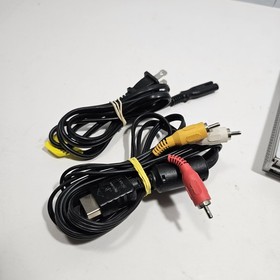 PlayStation 2 PS2 Slim Silver Console and Cords Tested/Works! SCPH-90001