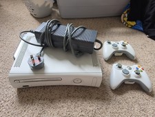 Xbox 360 Console 2 Controllers (See Description) Tested and Working. 120GB