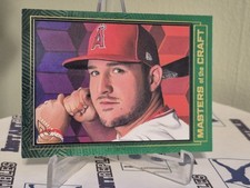 2021 Mike Trout Topps Gallery Masters Of The Craft Green 079/250 #MTC-14 *Note